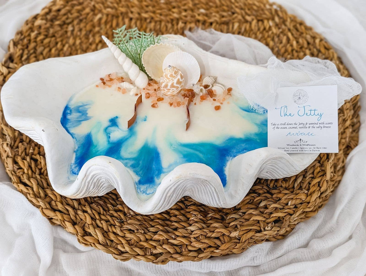 Jetty Clam Candle - Small